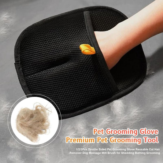 HairGone™ Pet Grooming Glove – Easy Fur Removal for Furniture & Clothes